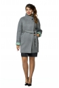 Женское пальто из текстиля с воротником 8001107