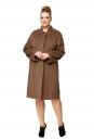 Женское пальто из текстиля с воротником 8001967