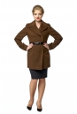 Женское пальто из текстиля с воротником 8002189-3