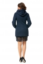 Женское пальто из текстиля с капюшоном 8002382-3