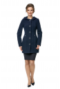 Женское пальто из текстиля с капюшоном 8002617