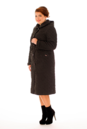 Женское пальто из текстиля с капюшоном 8002994-3