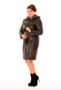 Женское пальто из текстиля с капюшоном 8002995-3