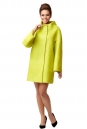 Женское пальто из текстиля с воротником 8009934