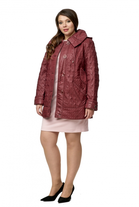 Куртка женская из текстиля с капюшоном 8010232