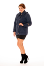 Куртка женская из текстиля с капюшоном 8010602-2