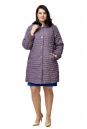 Женское пальто из текстиля с капюшоном 8010611