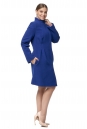 Женское пальто из текстиля с воротником 8012420