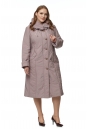 Женское пальто из текстиля с капюшоном 8016374-2