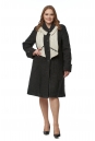 Женское пальто из текстиля с воротником 8016433