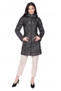Женское пальто из текстиля с капюшоном 8021837-2