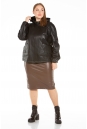 Женская кожаная куртка из натуральной кожи с капюшоном 8022549-3