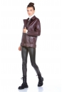 Женская кожаная куртка из натуральной кожи с воротником 8022741-4
