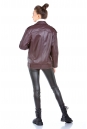 Женская кожаная куртка из натуральной кожи с воротником 8022741-5