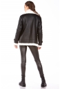 Женская кожаная куртка из эко-кожи с воротником, отделка искусственный мех 8023319-10