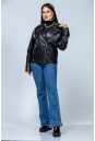 Женская кожаная куртка из эко-кожи с воротником 8023325-9