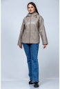 Женская кожаная куртка из эко-кожи с капюшоном 8023326