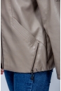 Женская кожаная куртка из эко-кожи с капюшоном 8023326-14
