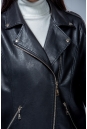 Женская кожаная куртка из эко-кожи с воротником 8023327-10