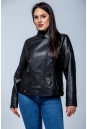 Женская кожаная куртка из эко-кожи с воротником 8023360-15