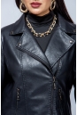 Женская кожаная куртка из эко-кожи с воротником 8023360-18