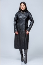 Женское кожаное пальто из эко-кожи с воротником 8023361-2