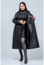 Женское кожаное пальто из эко-кожи с воротником 8023361-3