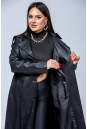 Женское кожаное пальто из эко-кожи с воротником 8023361-4