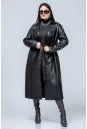 Женское кожаное пальто из эко-кожи с воротником 8023361-5