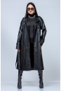 Женское кожаное пальто из эко-кожи с воротником 8023361-6