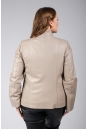 Женская кожаная куртка из натуральной кожи с воротником 8023411-2