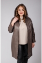 Женское кожаное пальто из натуральной кожи с капюшоном 8023423-2