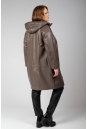 Женское кожаное пальто из натуральной кожи с капюшоном 8023423-4