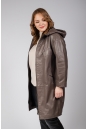 Женское кожаное пальто из натуральной кожи с капюшоном 8023423-8
