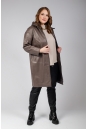 Женское кожаное пальто из натуральной кожи с капюшоном 8023423-9