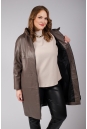 Женское кожаное пальто из натуральной кожи с капюшоном 8023423-11