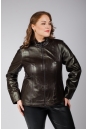 Женская кожаная куртка из натуральной кожи с воротником 8023425-6