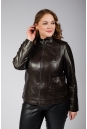 Женская кожаная куртка из натуральной кожи с воротником 8023425-8