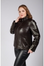 Женская кожаная куртка из натуральной кожи с воротником 8023425-9