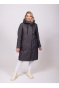 Женское пальто из текстиля с капюшоном 8023440-6