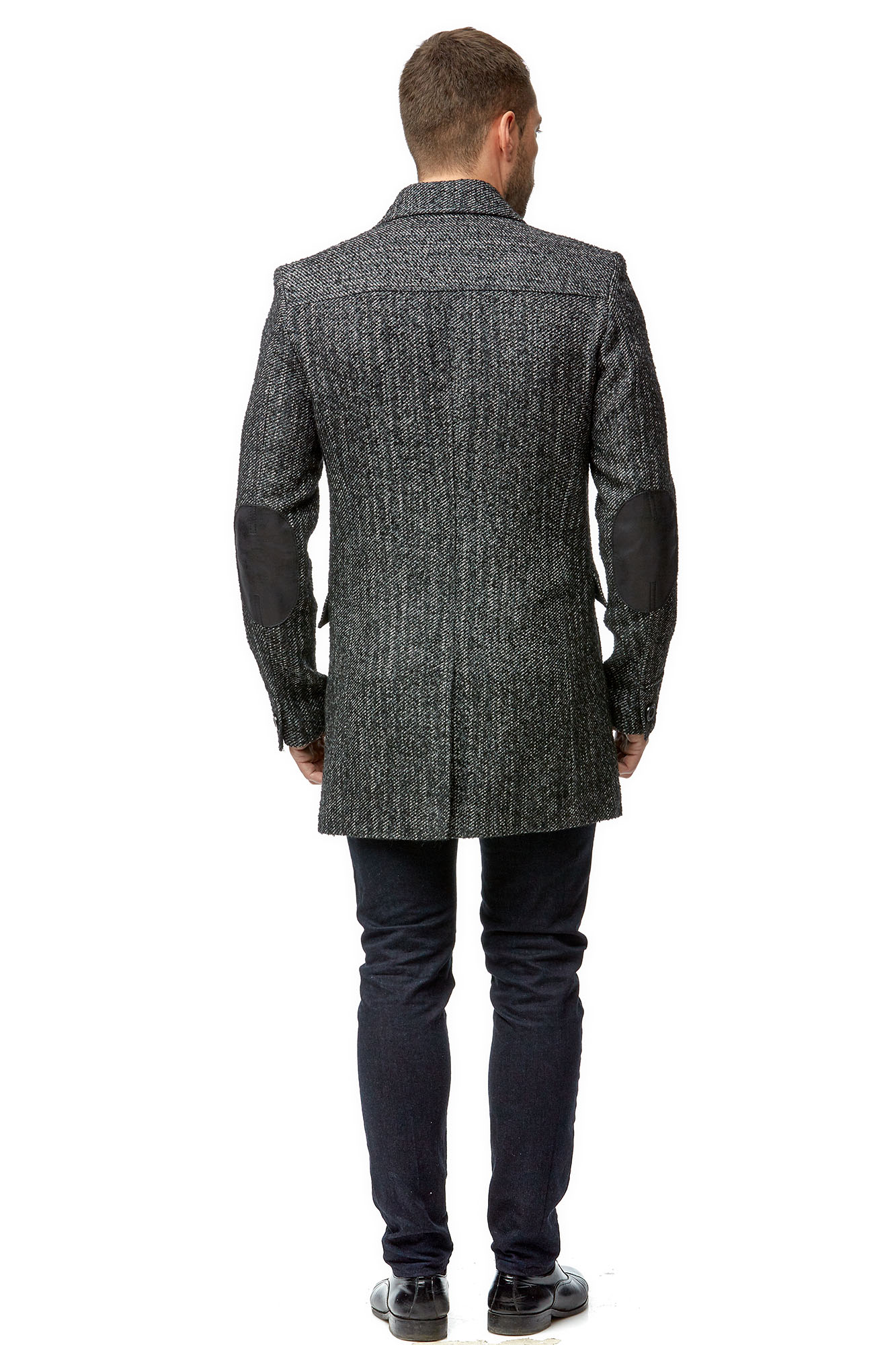 Мужское пальто из текстиля с воротником 8001789-3