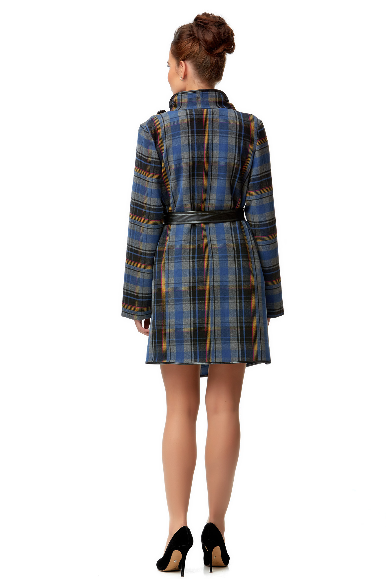 Женское пальто из текстиля с воротником 8001892-4
